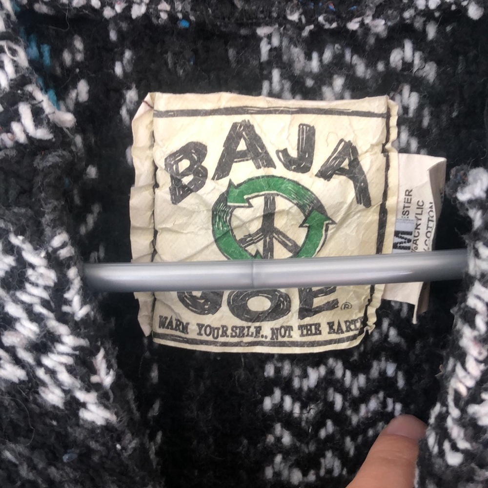 Baja Joe Blue Black Hoodie - Picture 2 of 3